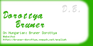 dorottya bruner business card